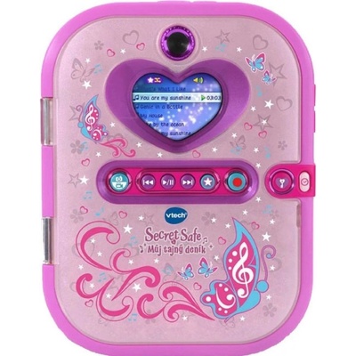 Vtech Kidi Secret Safe Můj tajný deník růžový CZ – Zboží Dáma