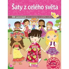 Šaty z celého světa - kniha samolepek