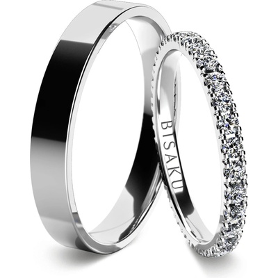 Bisaku snubní Eternity VI BIS B106217WG Stříbrná