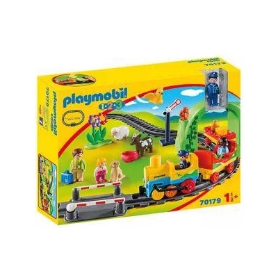PLAYMOBIL Комплект Playmobil 70179 - Моят първи комплект с влакче, 2970179