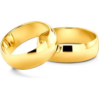 Image 1 of SAVICKI Сватбени халки: злато, полукръгъл профил. 7 мм