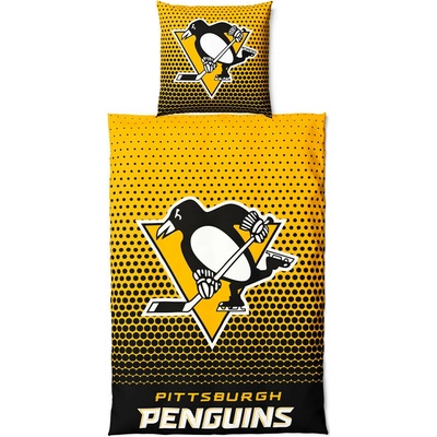 Fosho Obliečky Dots Pittsburgh Penguins 135x200 80x80