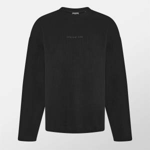 JACK & JONES Мъжка блуза Jack and Jones JJ Crew Neck Sweater Mens - Black