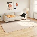 vidaXL Каса за килим MARSA Кремаво 150 x 230 см Полиестер и PVC (42023069)