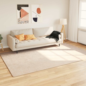 vidaXL Каса за килим MARSA Кремаво 150 x 230 см Полиестер и PVC (42023069)