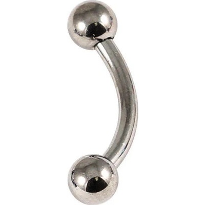 Barbell Titánový piercing micro circular sterilný veľkosť 1,2x10x3mm