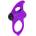 Adam and Eve Двоен вибро пенис ринг от медицински силикон "lingus max purple