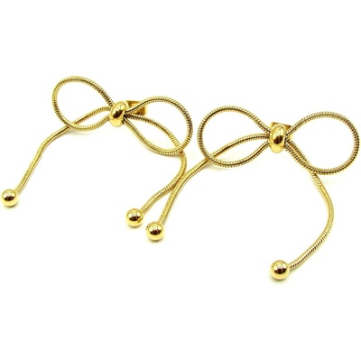 OceloveSperky1 Dámské náušnice z chirurgické oceli GOLD MAŠLIČKA NS260152