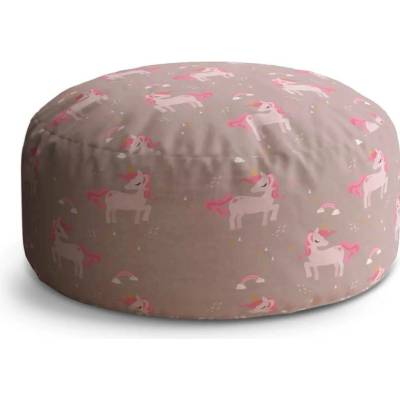 Sablio Taburet Circle Pony: 38x48 cm