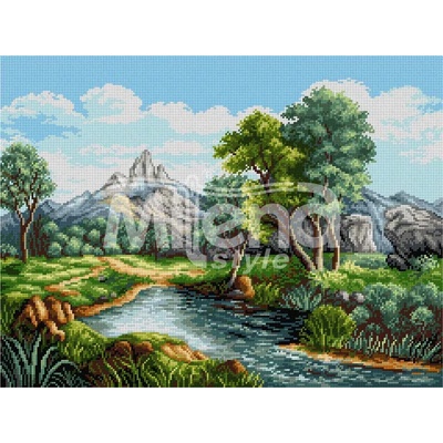 Milena Style Пак е лято - гоблен със схема конци dmc 1: 1