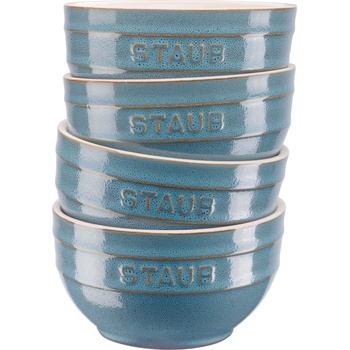 Staub Купички за закуски Staub 14 см тюркоазени 4 бр (40508-147-0)