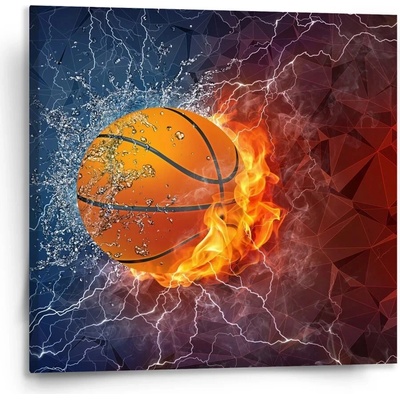 Sablio Obraz Basketbalový míč - 110x110 cm – Hledejceny.cz