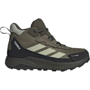 adidas Terrex Детски туристически обувки adidas Terrex Kid's Anylander Mid ClimaProof Walking boots - Olive Strata / Halo Green / Shadow Olive - размер 38 (EU) (702-5785-0415)