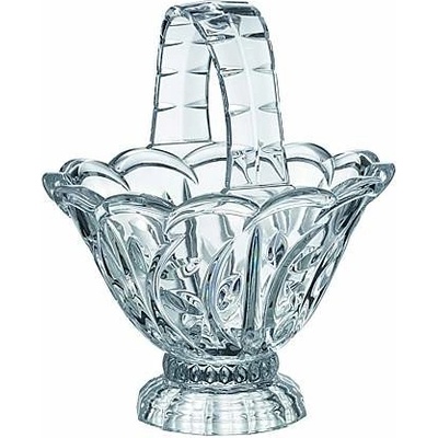Crystal Bohemia skleněný košík 215 mm