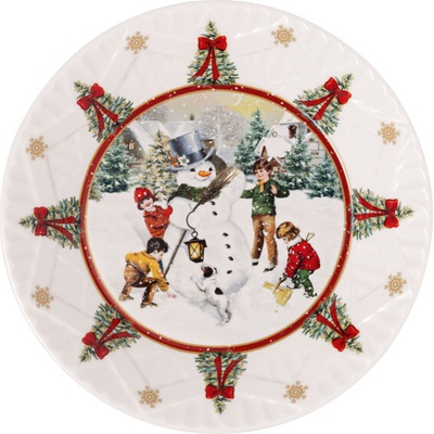 Villeroy & Boch Veľká miska snehuliak 25 cm Toy's Fantasy