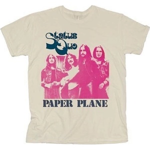 Status Quo Paper Plane Тениска с къс ръкав Natural M (SQTEE02MN02)