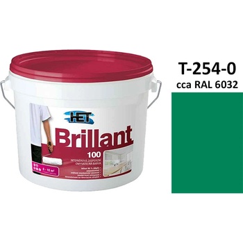 Het BRILLANT 100 3 kg interiérová barva odstín T-254-0 cca RAL 6032 zelená střední