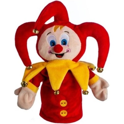 Teddies Гашпарко кукла за ръка плюшена 28см с камбанки на карта