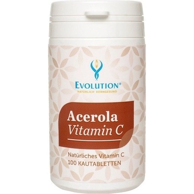 Evolution Acerola Vitamín C 100 žuvacích tabliet