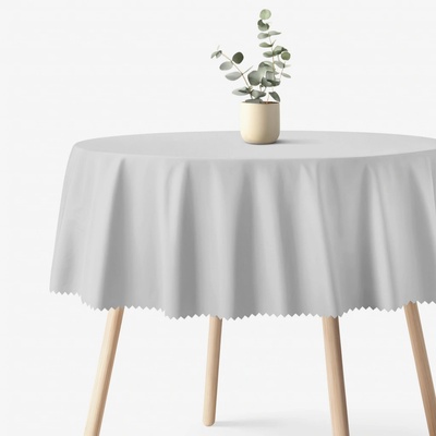 Goldea teflonový ubrus šedý kulatý Ø 100 cm