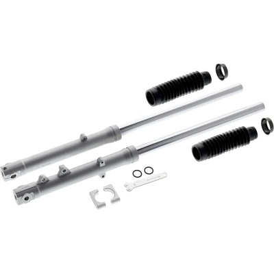 Predné vidlice 12" SWH, STRIEBORNÉ (kotúčová brzda), sada (MZA) - Simson SR50, SR80