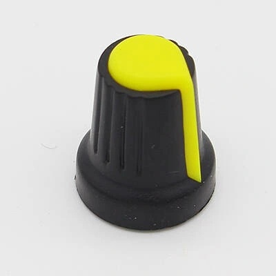 LaskaKit_cz Ovládací knoflík 6mm žltá
