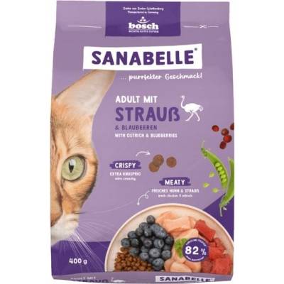 SANABELLE ADULT OSTRICH S PŠTROSÍM MÄSOM 0,4 kg