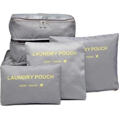 Alum Súprava cestovných organizérov do kufra – sivá 4827-SED