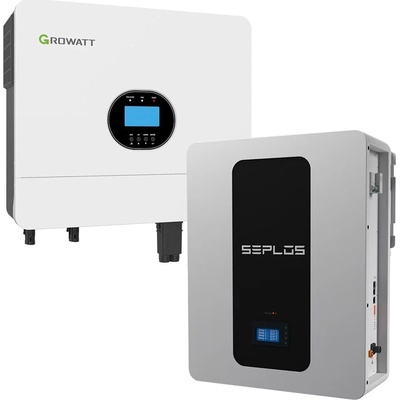 SEPLOS POLO-W 5.12kWh + měnič Growatt SPF 6000ES Plus 6000W 48V