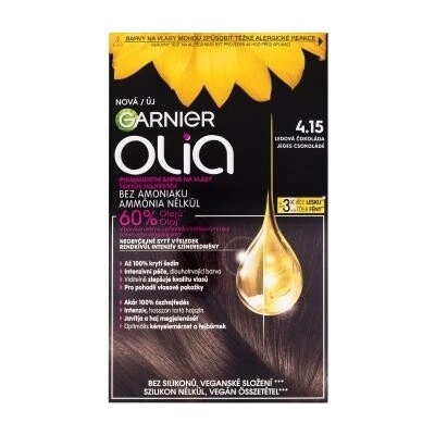 Garnier Olia 60 g pro ženy Barva na vlasy 4.15 Iced Chocolate