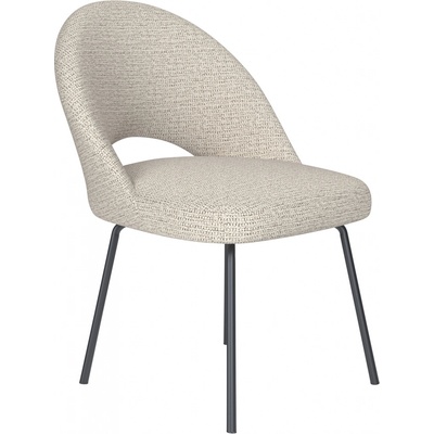 White Label Living Mick kovová béžový látkový potah