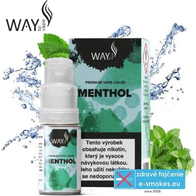 WAY to Vape Menthol 10 ml 12 mg