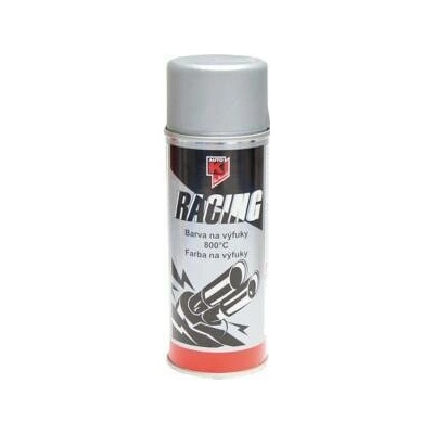 Auto-K Racing žáruvzdorná barva 800°C na výfuky, stříbrná, 400 ml