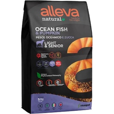 Alleva NATURAL dog senior mini & medium ocean fish & pumpkin light 5 kg