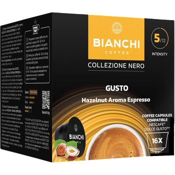 Image 1 of Bianchi Кафе капсули Bianchi Gusto Hazelnut Aroma Espresso Dolce Gusto, 16бр