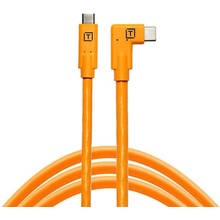 Tether Tools CUC15RT-ORG USB-C na USB-C, (zahnutý konektor), 4,6m, oranžový