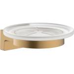 Hansgrohe AddStoris S - Сапунница с държач, матирано стъкло/матов бронз 41766140 (41766140)