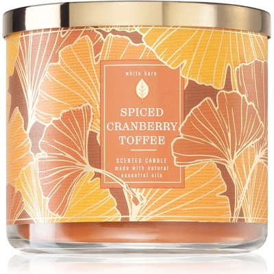 Bath & Body Works Spiced Cranberry Toffee ароматна свещ 411 гр