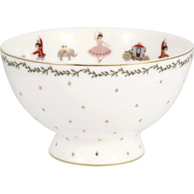 GREEN GATE Porcelánová miska Royal Christmas zlatá porcelán 400 ml