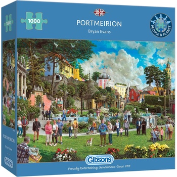 Gibsons Пъзел Gibsons от 1000 части - Портмейрион (G6367)