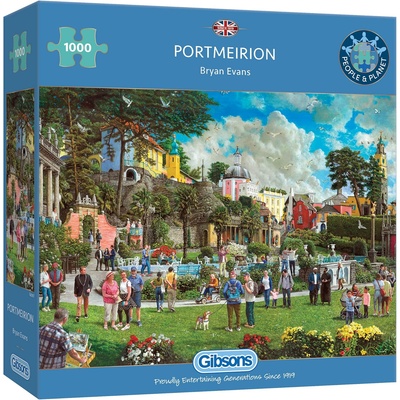 Gibsons Пъзел Gibsons от 1000 части - Портмейрион (G6367)