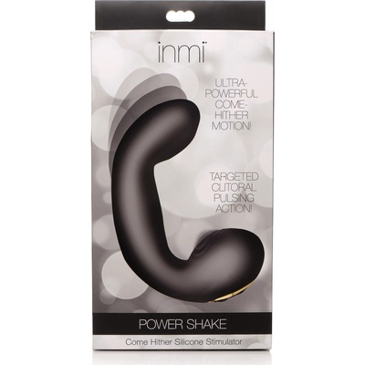 Inmi Power Shake Come Hither Silicone Stimulator Black