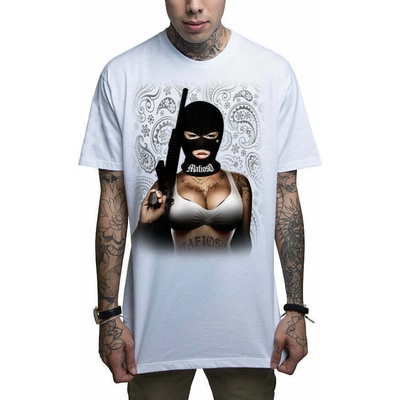 MAFIOSO мъжка тениска mafioso - ride or die - БЯЛА- maf040