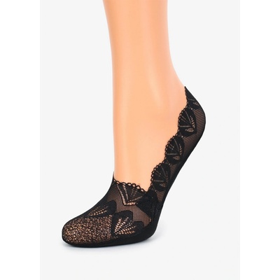 Marilyn dámske čipkované ťapky JACQUARD U22 Black
