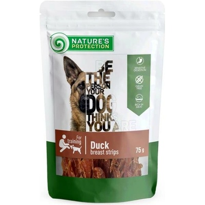 Nature's Protection Dog snack kachní prúžky 75 g