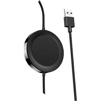 Baseus Lightning кабел с пад за безжично зареждане за iPhone, iPad и iPod с Lightning - Baseus Wireless Charger Lightning USB Cable (черен) (WXCA-01)