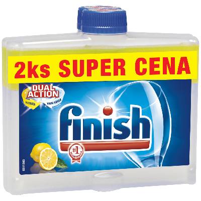 Calgonit Finish Lemon čistič myčky 2 x 250 ml, duopack