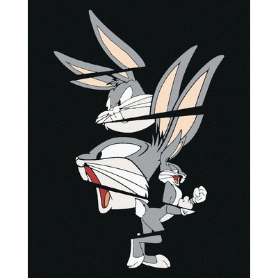 Zuty Malování podle čísel BUGS BUNNY ABSTRAKCE LOONEY TUNES