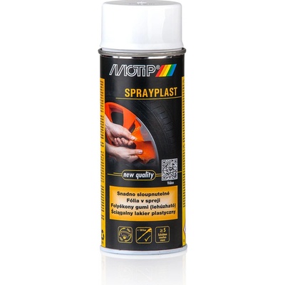 MOTIP Fólie ve spreji - plastidip , bílá lesklá 400ml