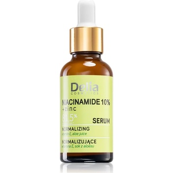 Image 1 of Delia Cosmetics Niacinamide 10% + zinc обновяващ серум за лице, врат и деколкте 30ml